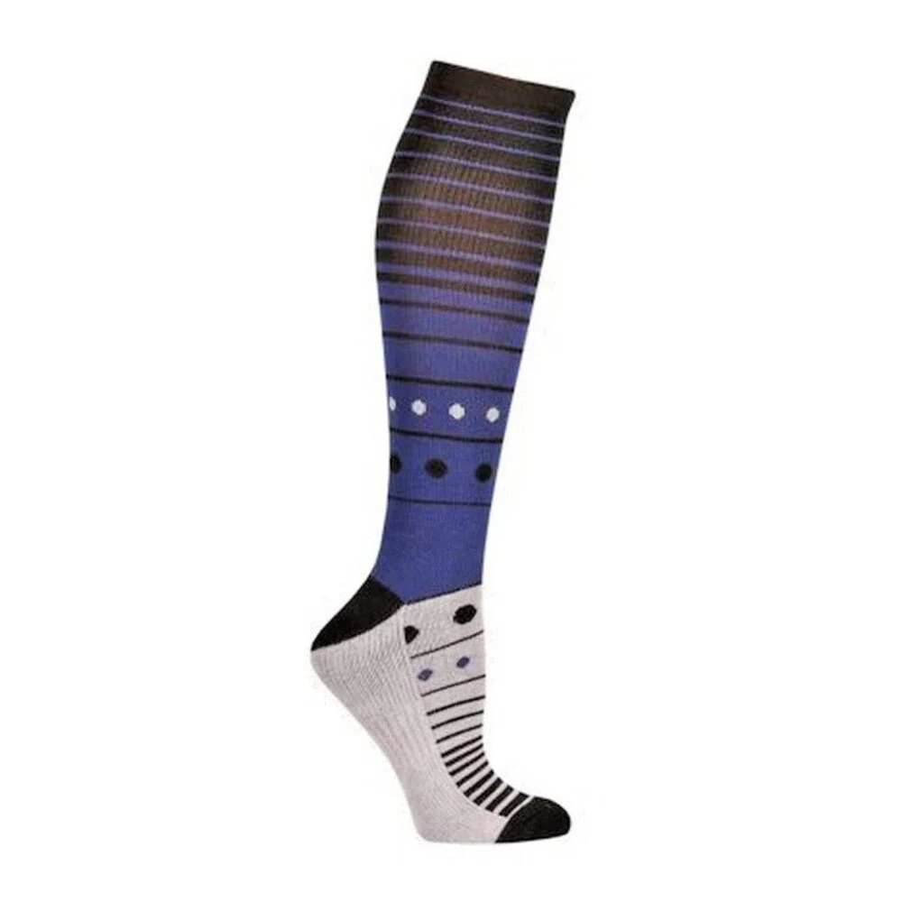 Windsor Ladies Socks L 10-13 Gradual Compression Patriotic Blue 15/20 MMHG 20